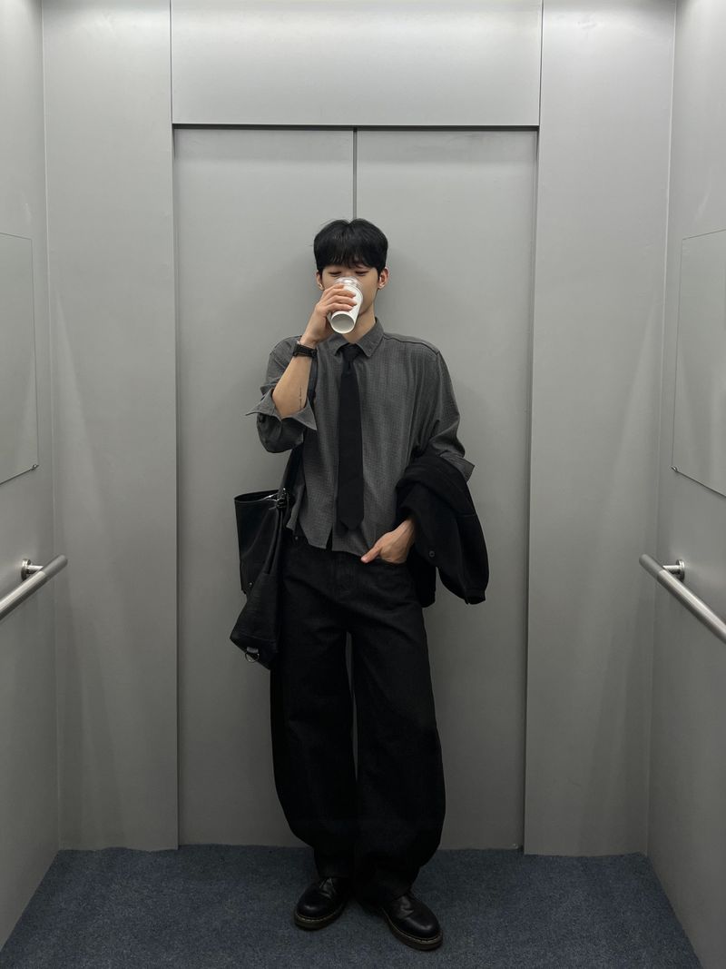 Relic Non-Fade Curved Denim Pants (S, M, L / 2 Colors)