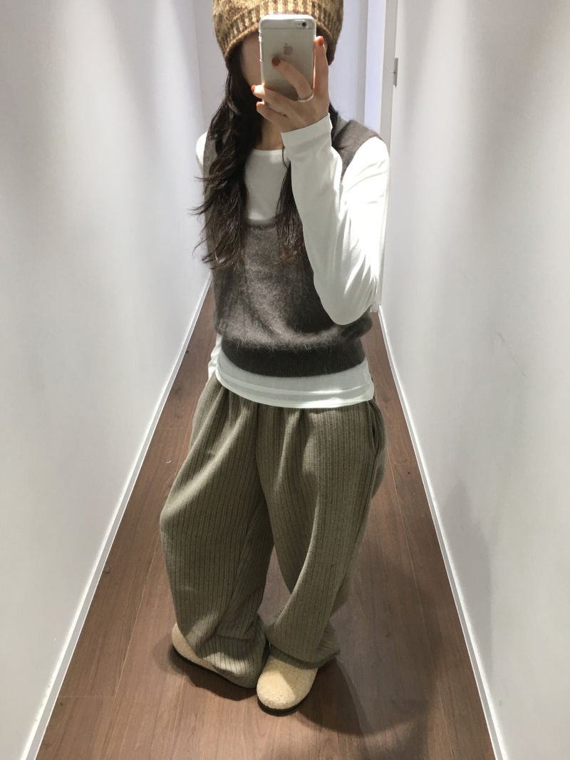 Demme Pinstripe Slacks (2color)