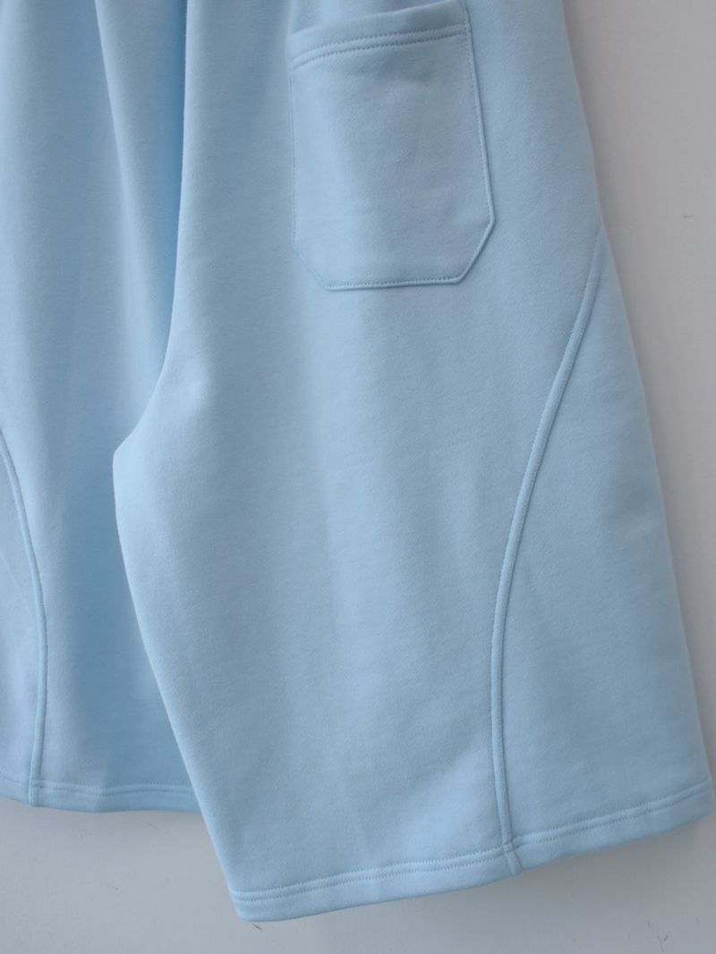 curved bermuda pants