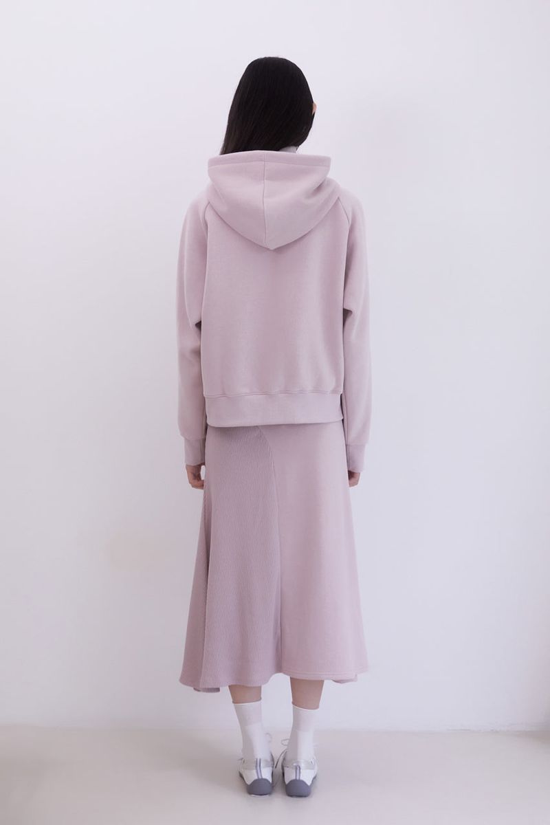 Raglan 2way Hood Zip-up (PINK)