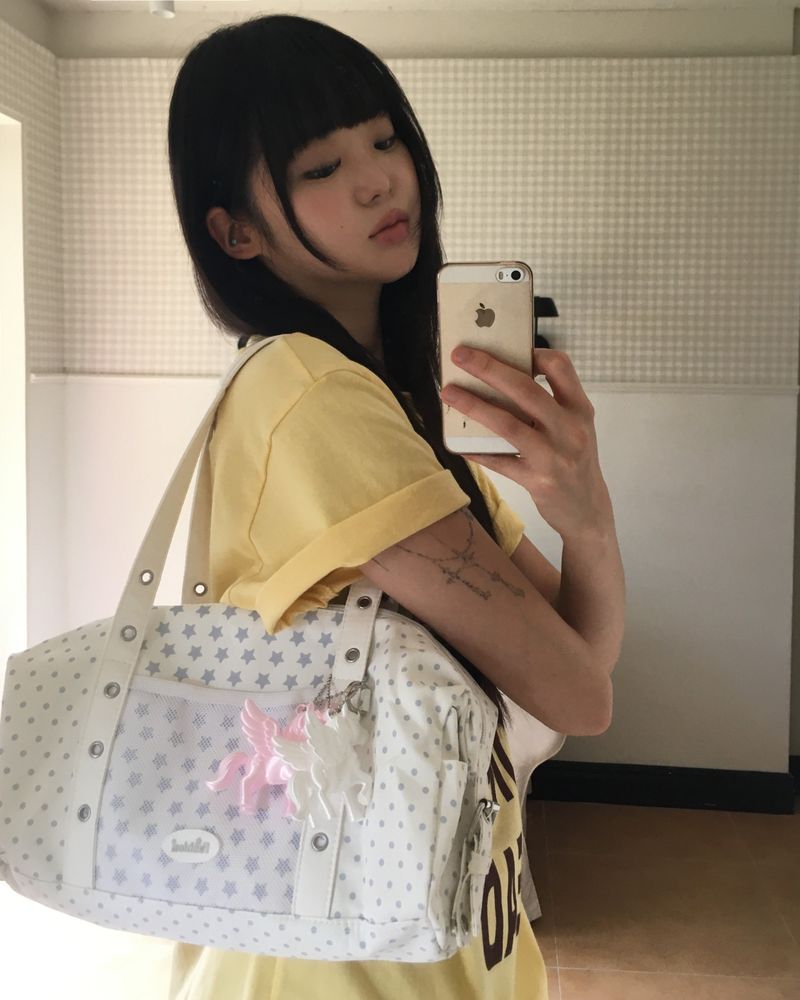 Biez Star Mesh Shoulder Bag