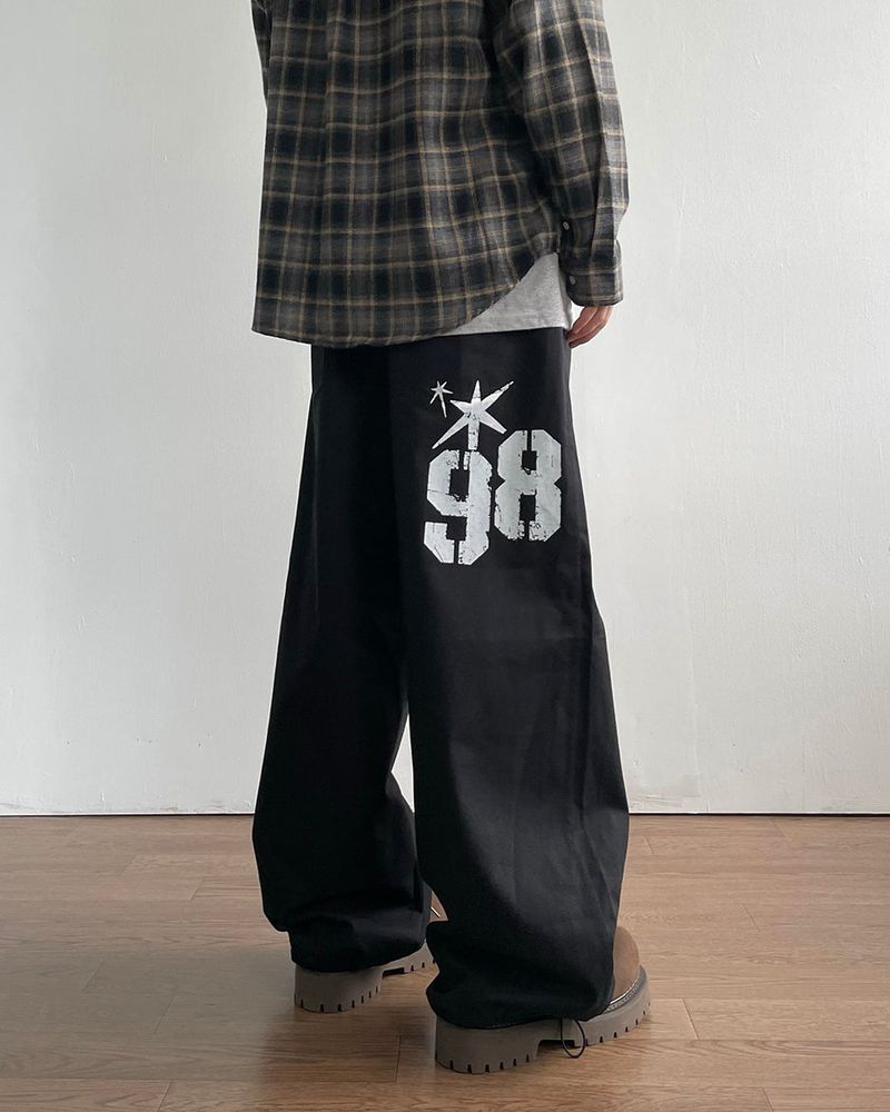 Tork Print Cotton Pants