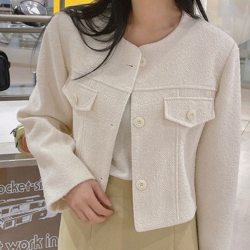 natural mind（ナチュラル マインド）の「Sodam Tweed Jacket（Jackets/Outerwear）」