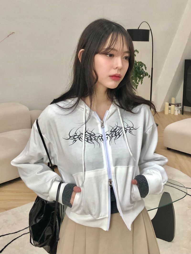 Arco iris（アルコイリス）の「Sender hood zip-up（Tops）」