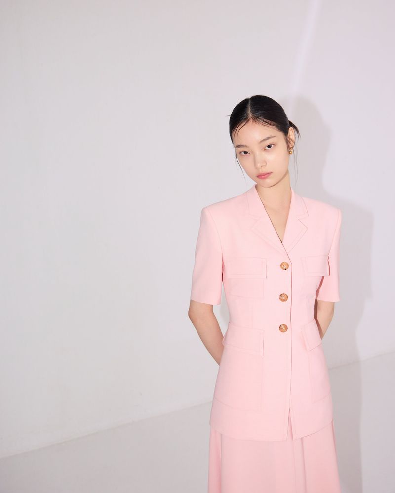 HANAVO（ハナボ）の「NO.24 JACKET - PINK BEIGE（Jackets/Outerwear）」