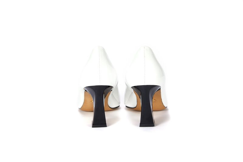 Cat Pumps_White Patent