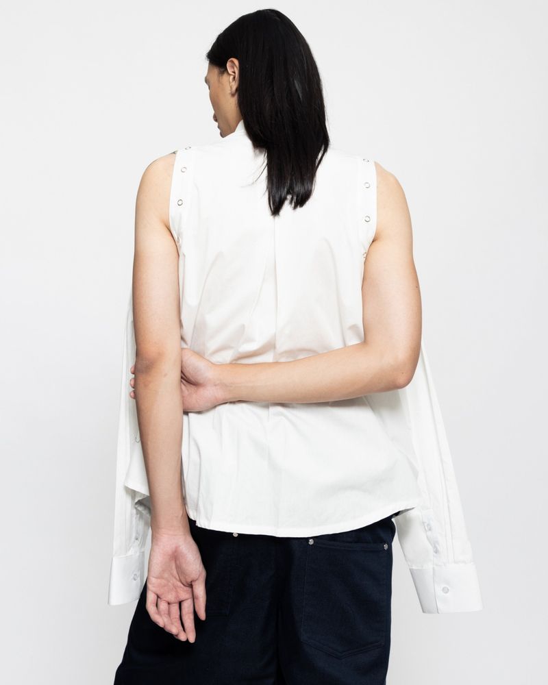 CANOPY OVERSIZE SHIRT - WHITE
