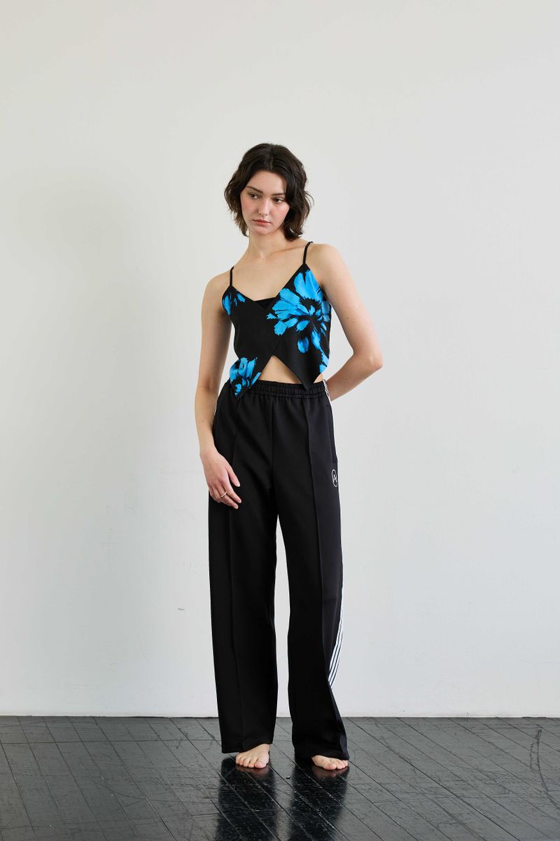 FLUTTER TOP / BLUE