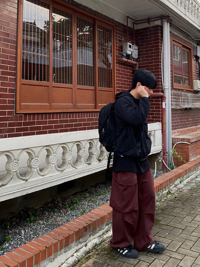 Happo Cargo Balloon Sweat pants 3C