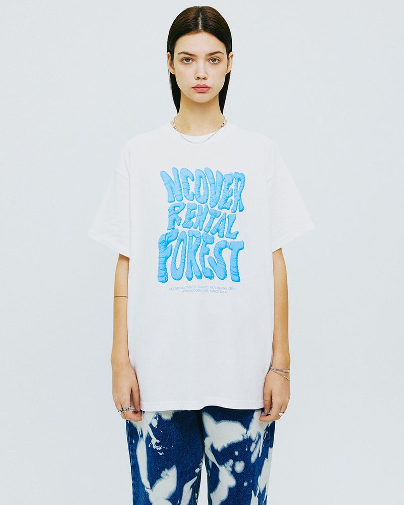 レンタルフォレストタイポTシャツ