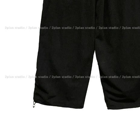 Melty Rivet Corduroy Wide Pants