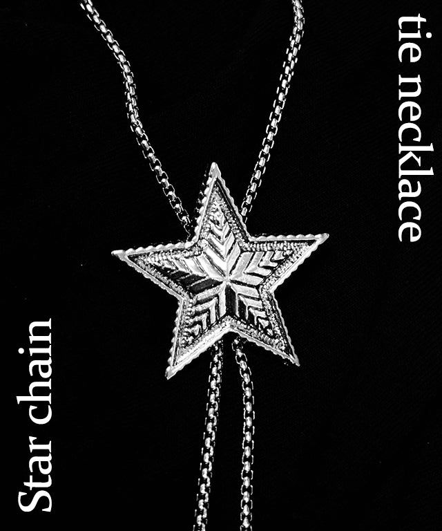Adamdree(アダムドリー)の「Silver Star Chain Choker Necklace(Accessories)」