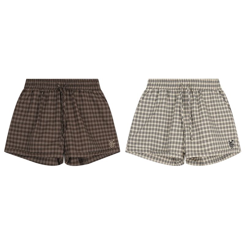Noah Classic Check Shorts