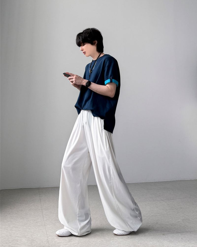 Ice Curve Wide Pants