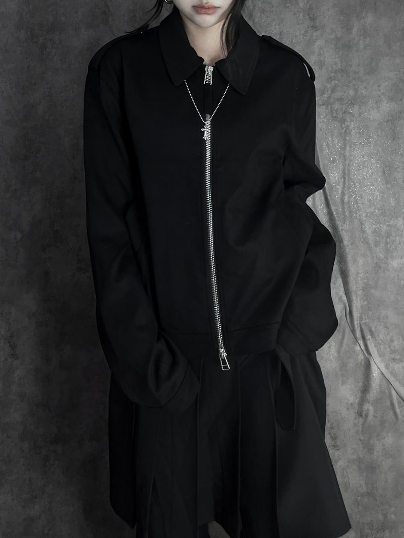 ash suede shoulder jacket (2color)
