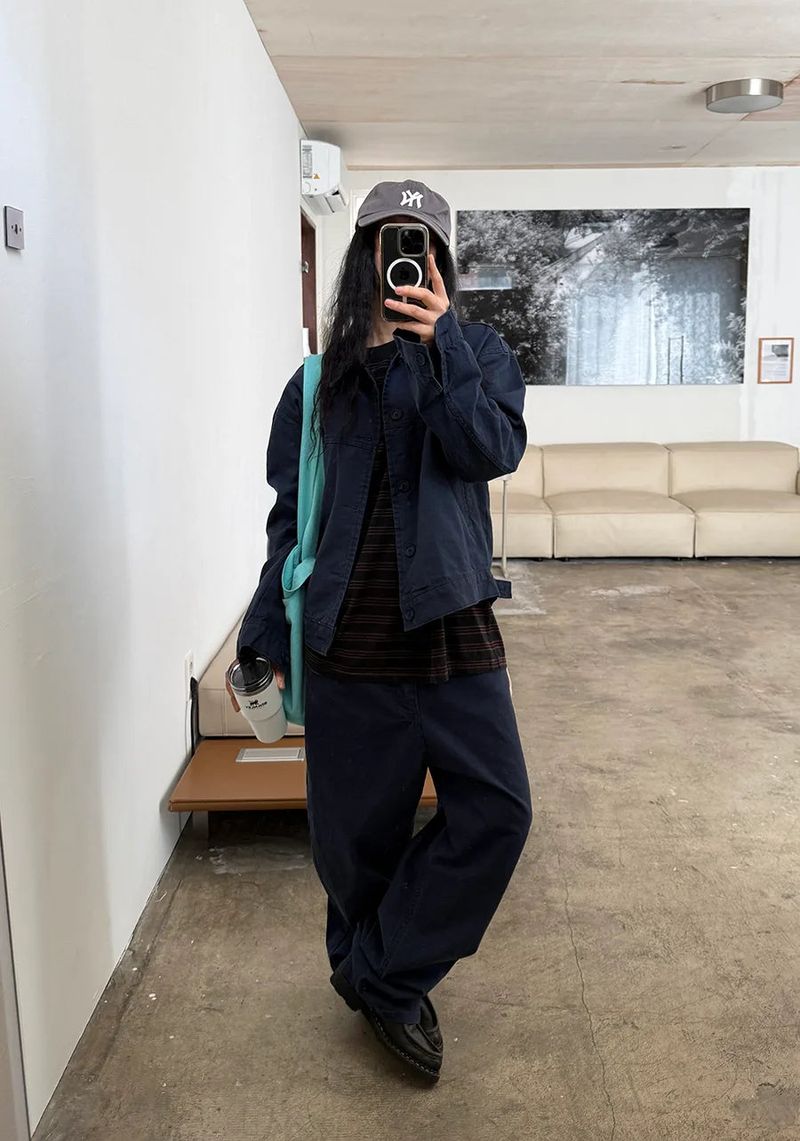 cachion washing work jacket