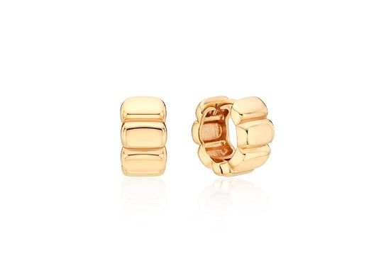 26SS★ Ice Block Silver One-Touch Earrings M