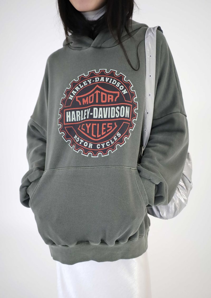 (UNISEX)ChillBlock Oversize hoodie(2colors)