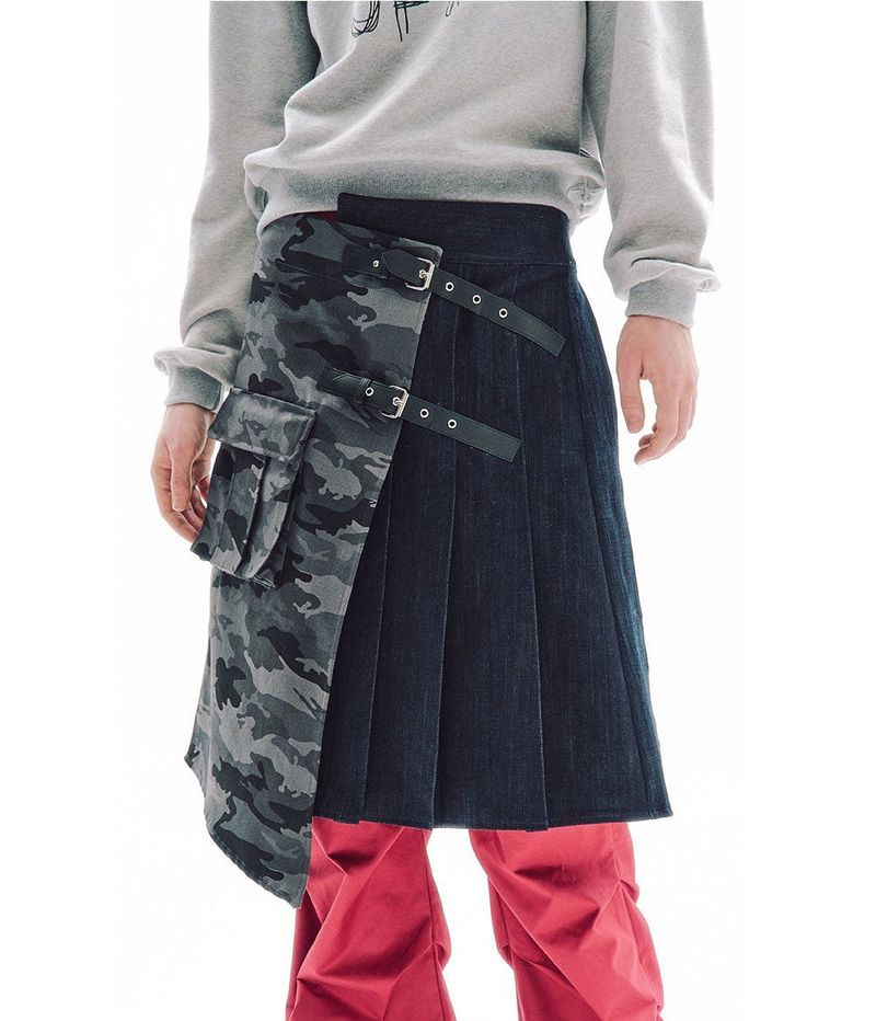 DUAL ROUTE WRAP SKIRT