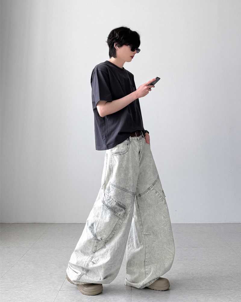 Ditto Gray Balloon Denim