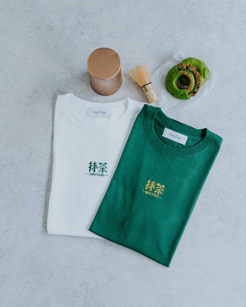 ふくだ抹茶刺繍Tshirt