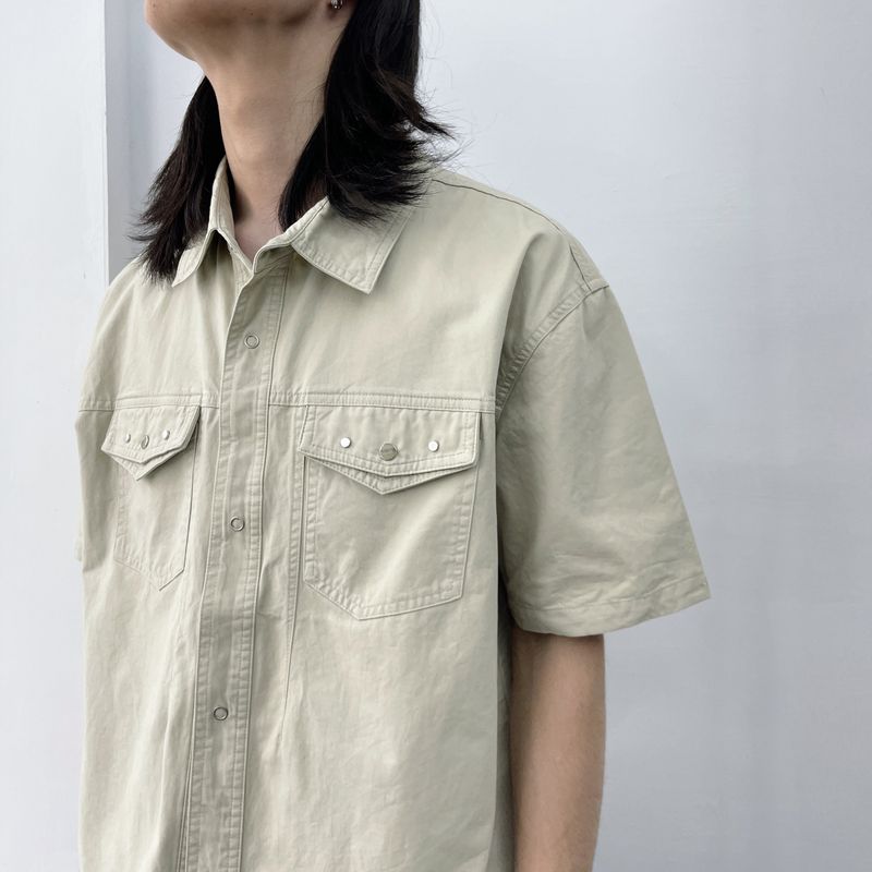 Light Sand Double Pocket Shirt