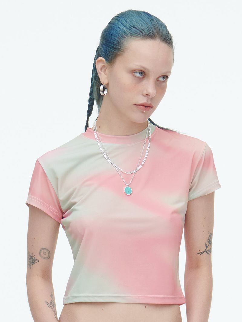 Sserpe（セルぺ）の「Over The Rainbow Sherbet Crop T no.1（Tops）」