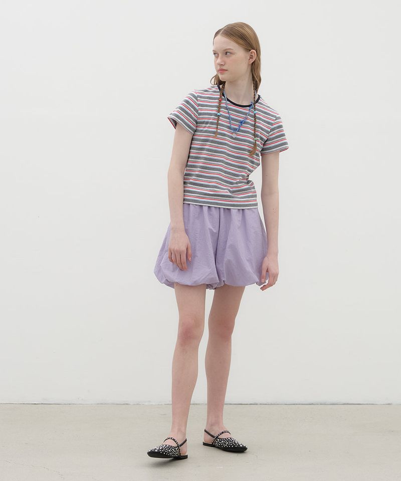 Nylon Balloon Shorts - Light Purple