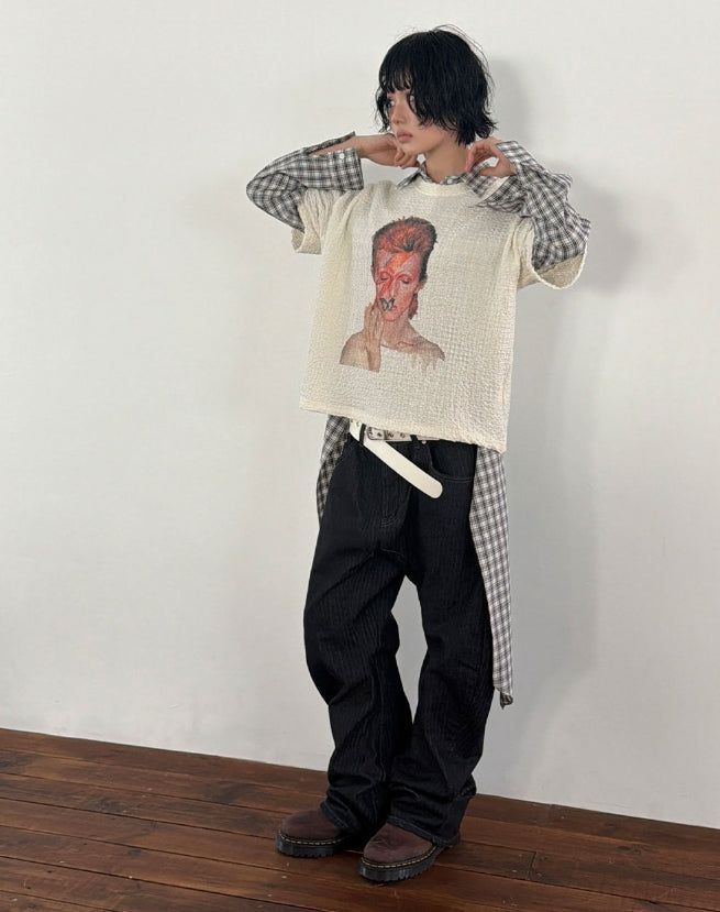 SIDE STRAP CHECK SHIRT