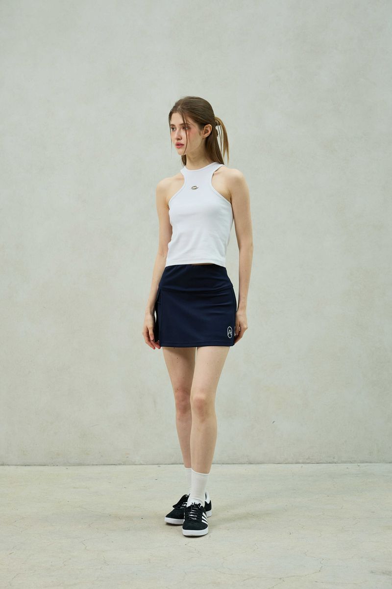 BONNY JERSEY SKIRT PANTS / NAVY