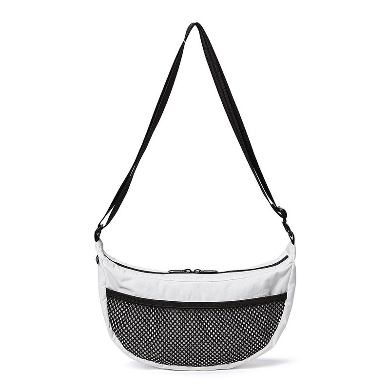 Metal Hobo Bag_White