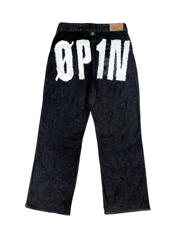 SMOKEASTAR(スモークアスター)の「0P1NION DENIM PANTS(BLACK)(Pants)」