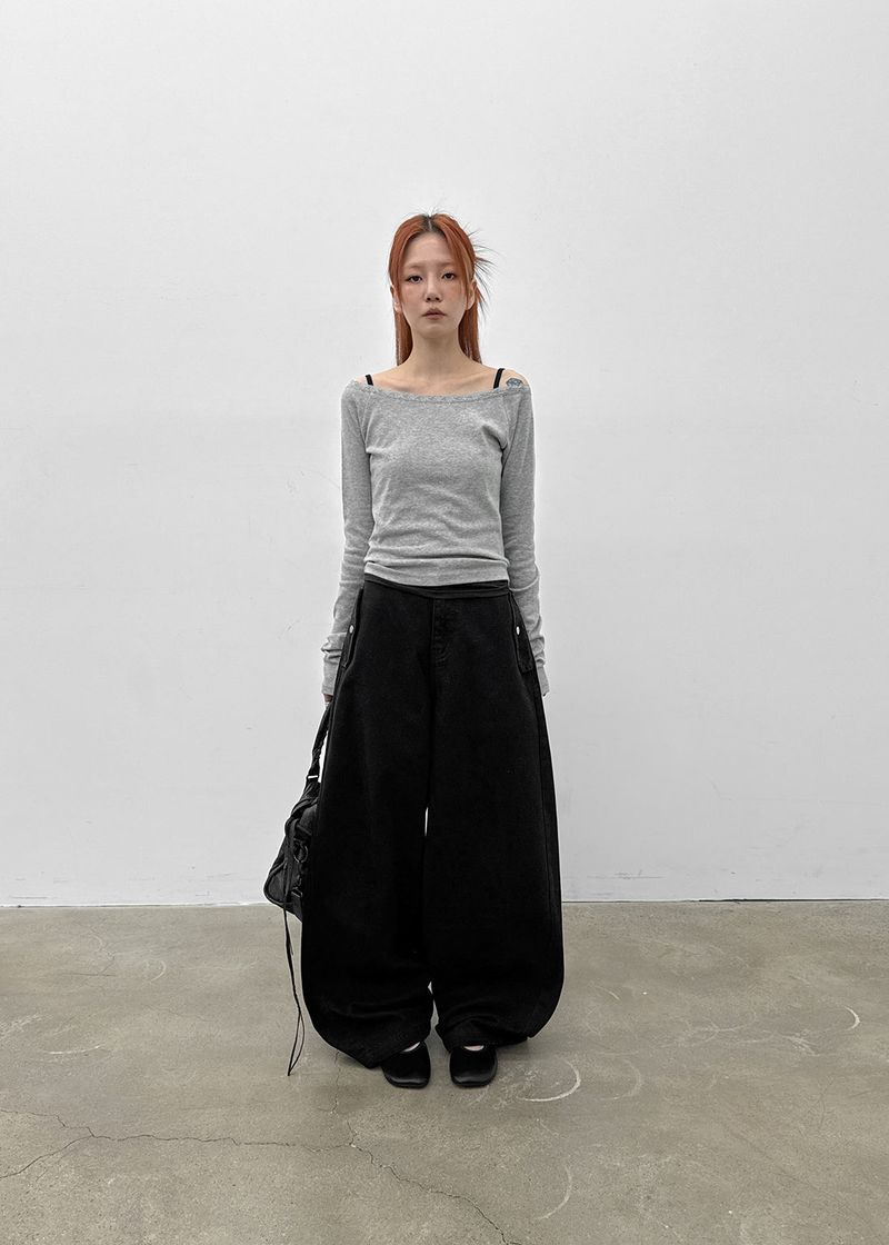 [MADE] Peacock Balloon Cotton Pants
