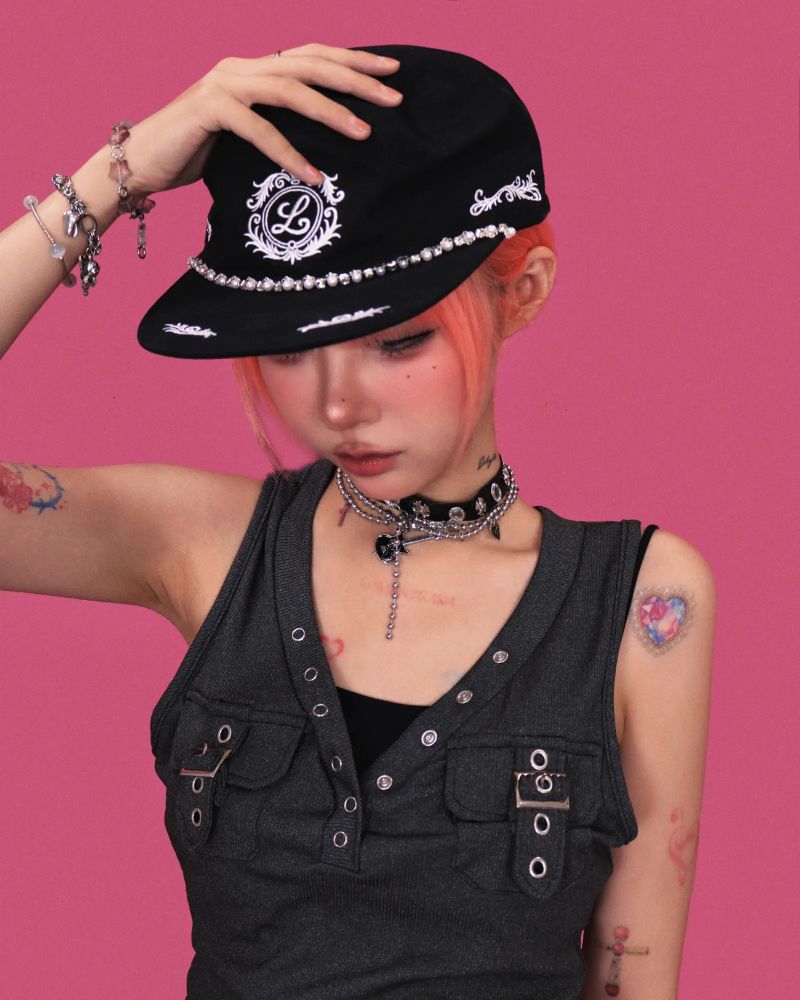 rock-star chain twist choker