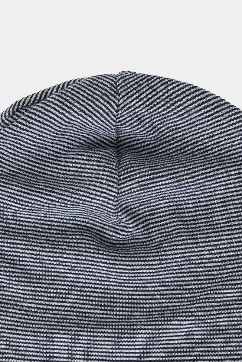 Bas Stripe Waffled Beanie