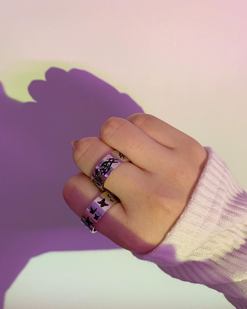 Bold Butterfly ring (2type)