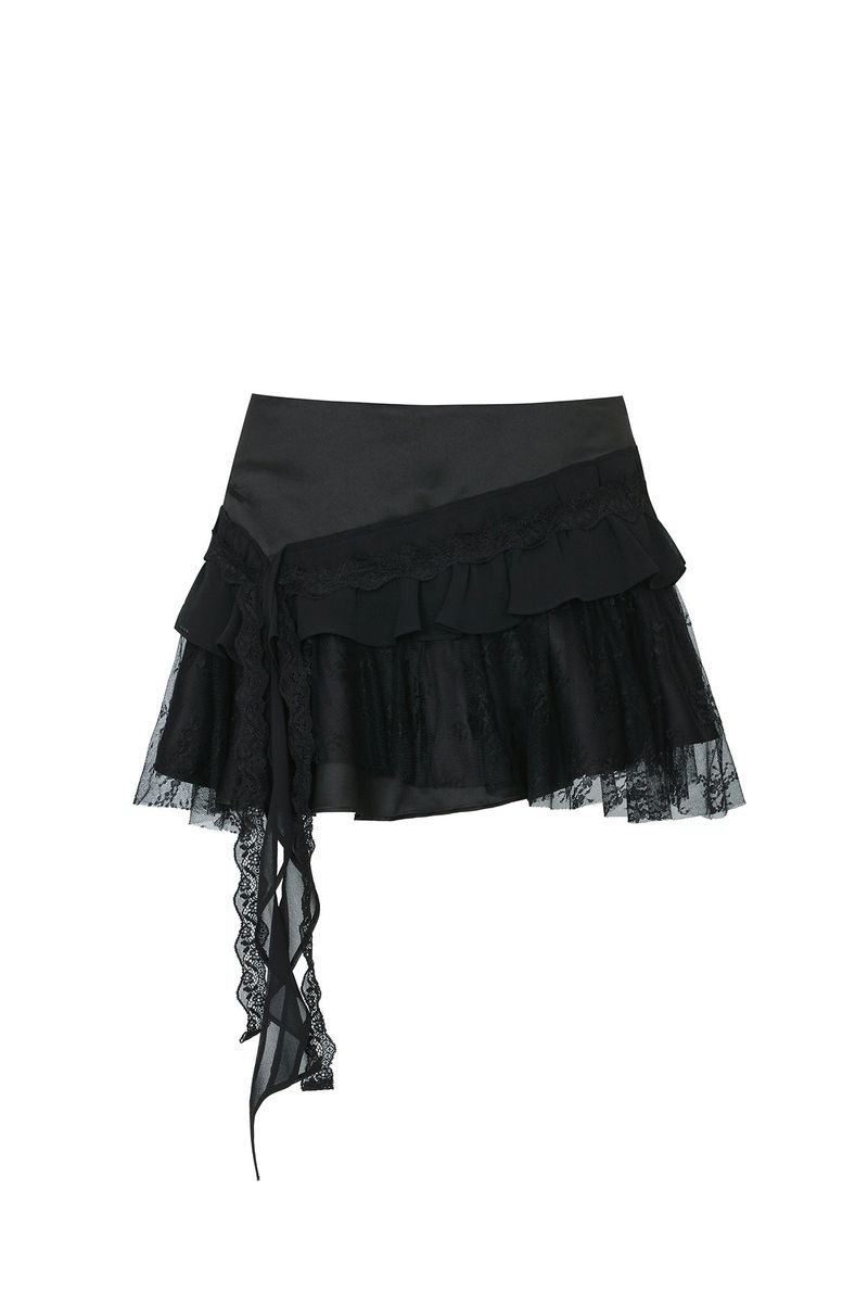 SWAN SKIRT black