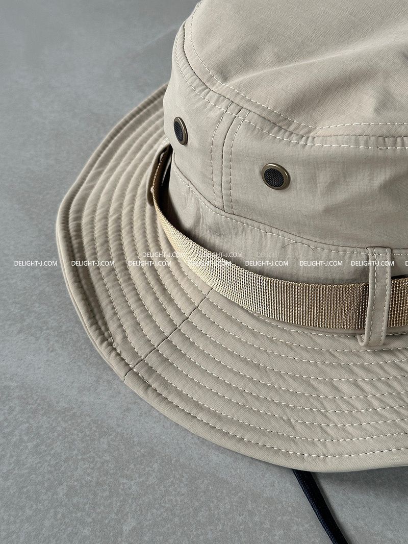Patch strap safari hat