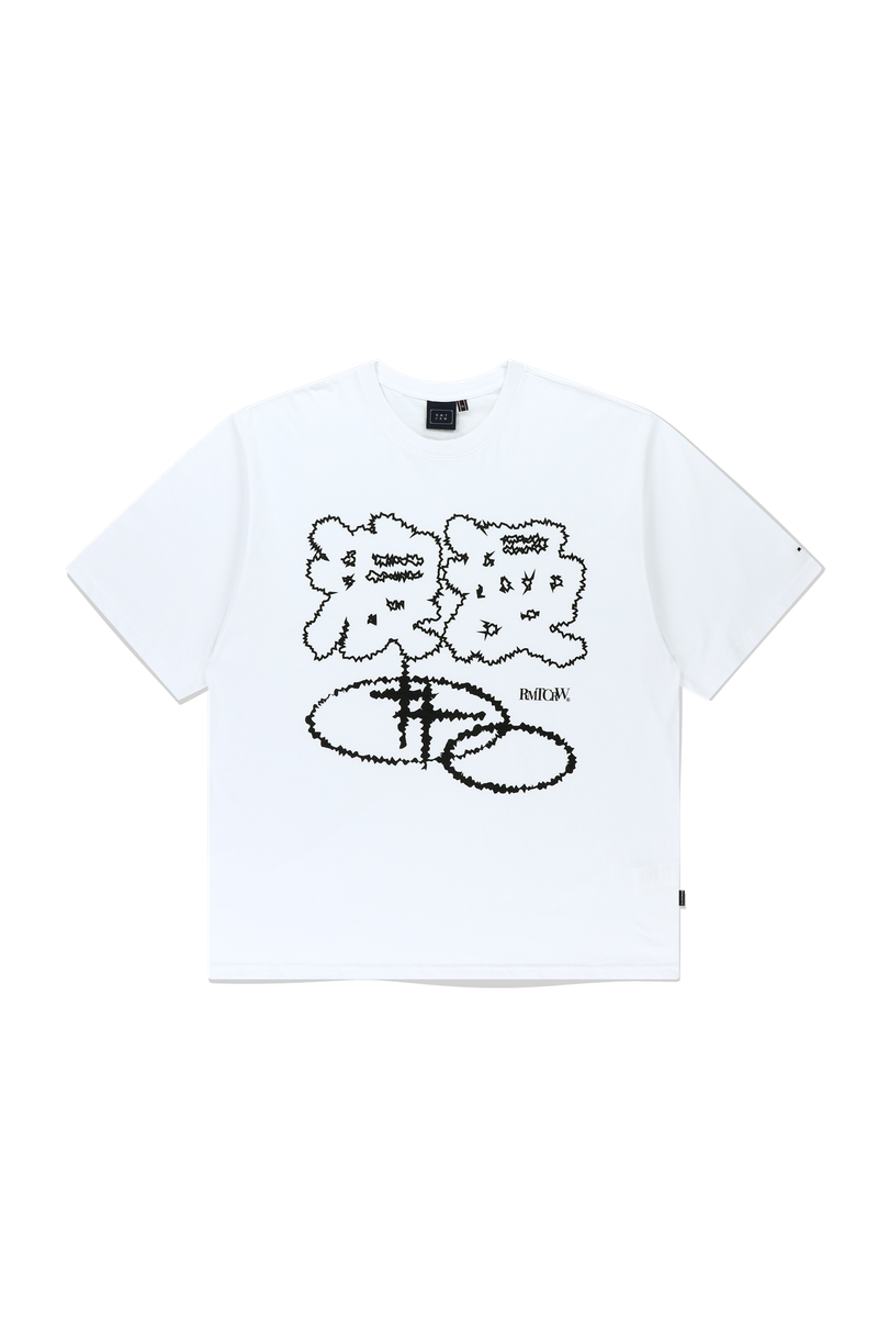 SHINING SLOGAN TEE SHIRT