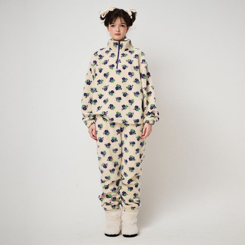 BANDING JOGGER PANTS, FLORAL