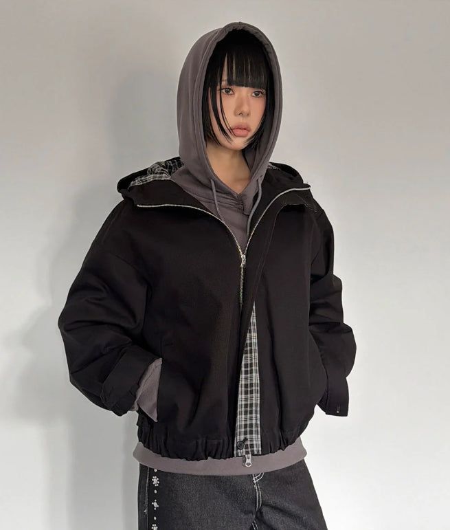 CUTTING EYELET HOODIE