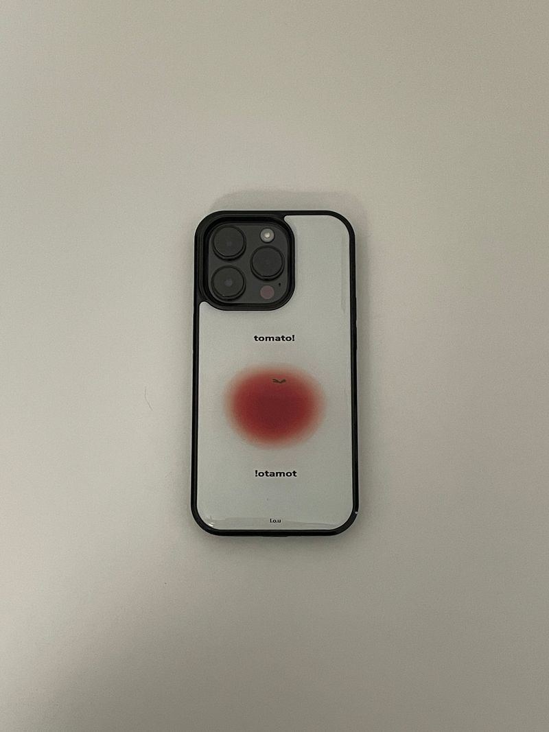 ovethings(オブシング)の「tomato! white case (epoxy)(Smartphone Accessories)」