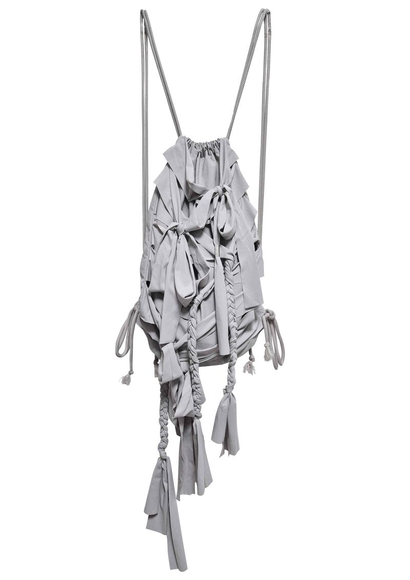 FLUTTER GYM SACK . GRAY
