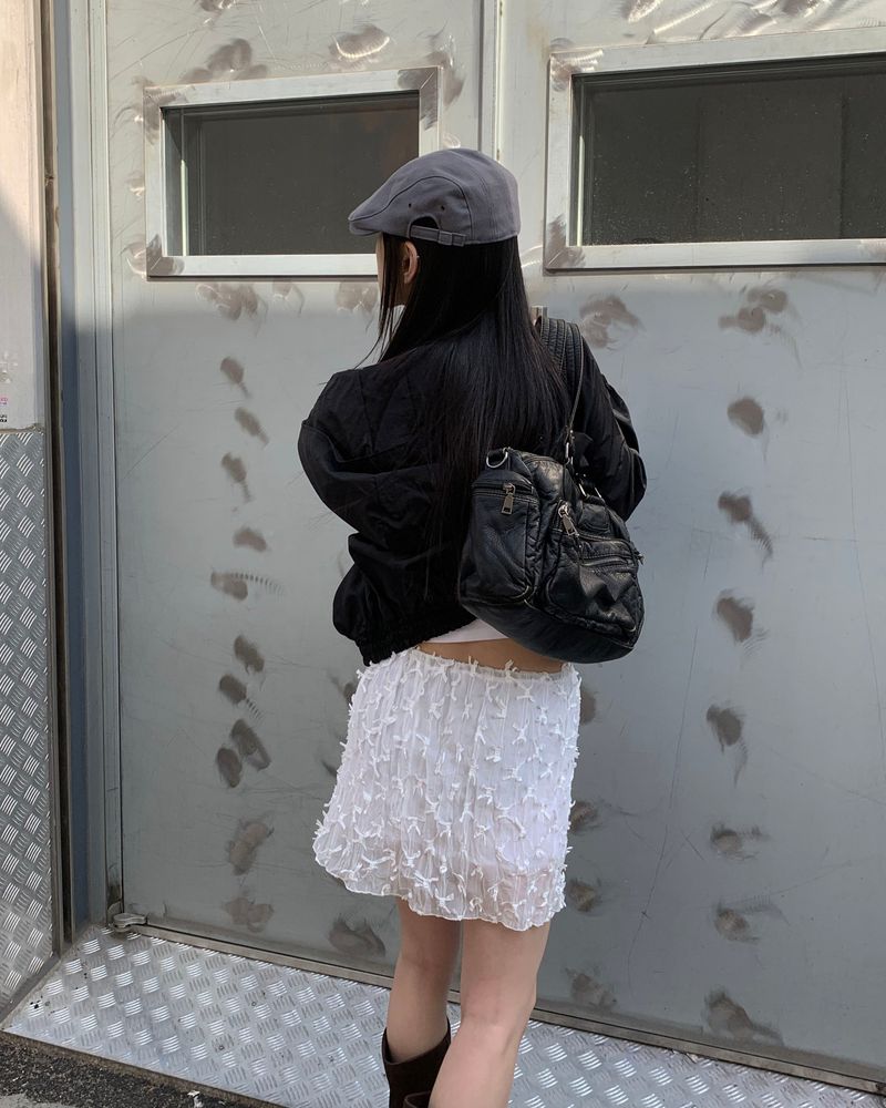 Denim hunting cap