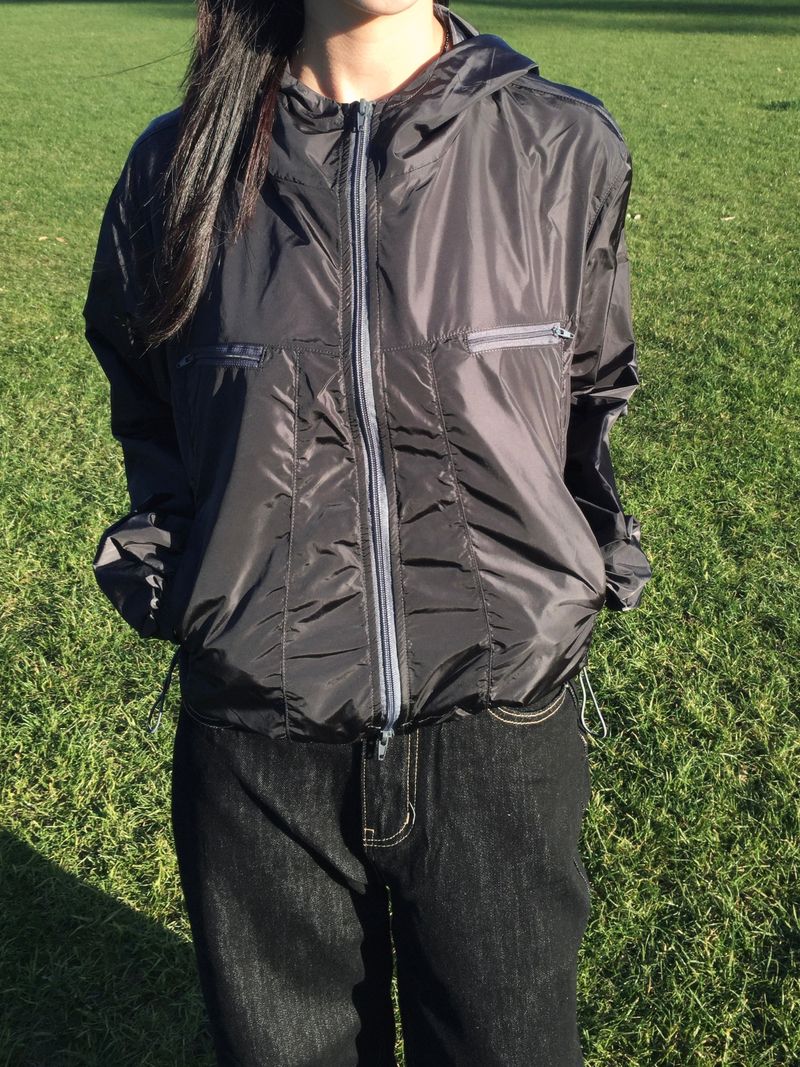 Birch Nylon Skin Zip-Up (3c)