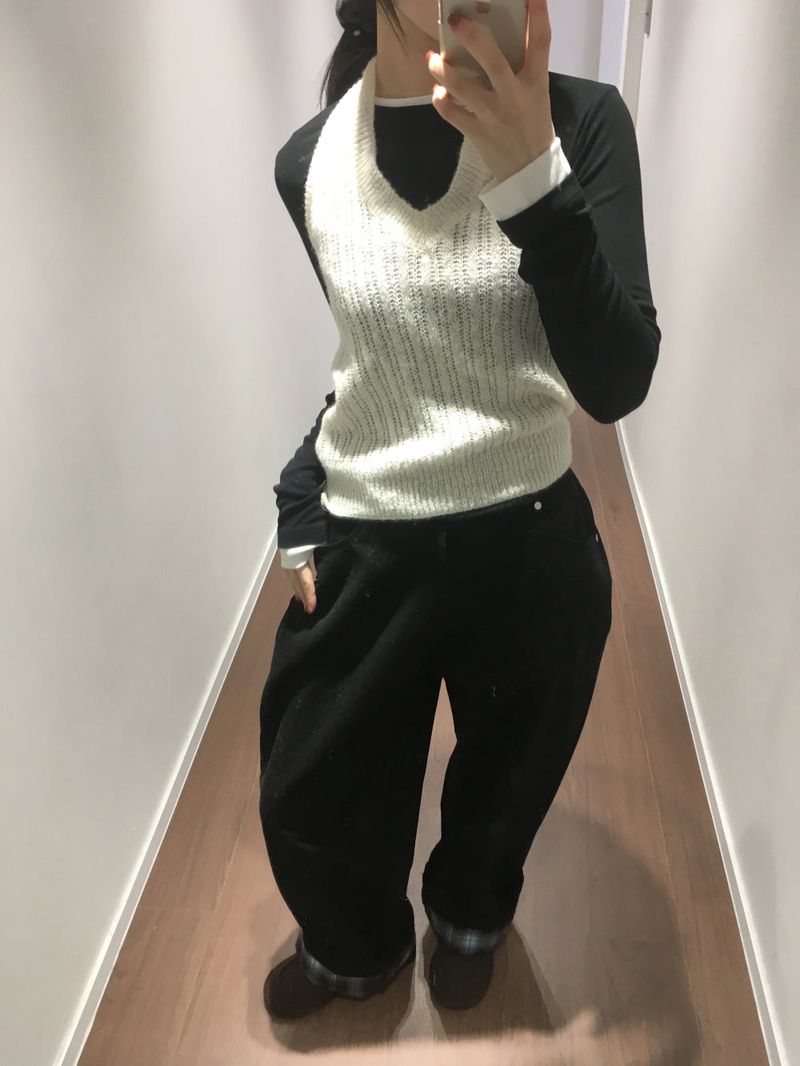 [MD Pick] Non-Fade Check Roll-up Denim (2 Colors)