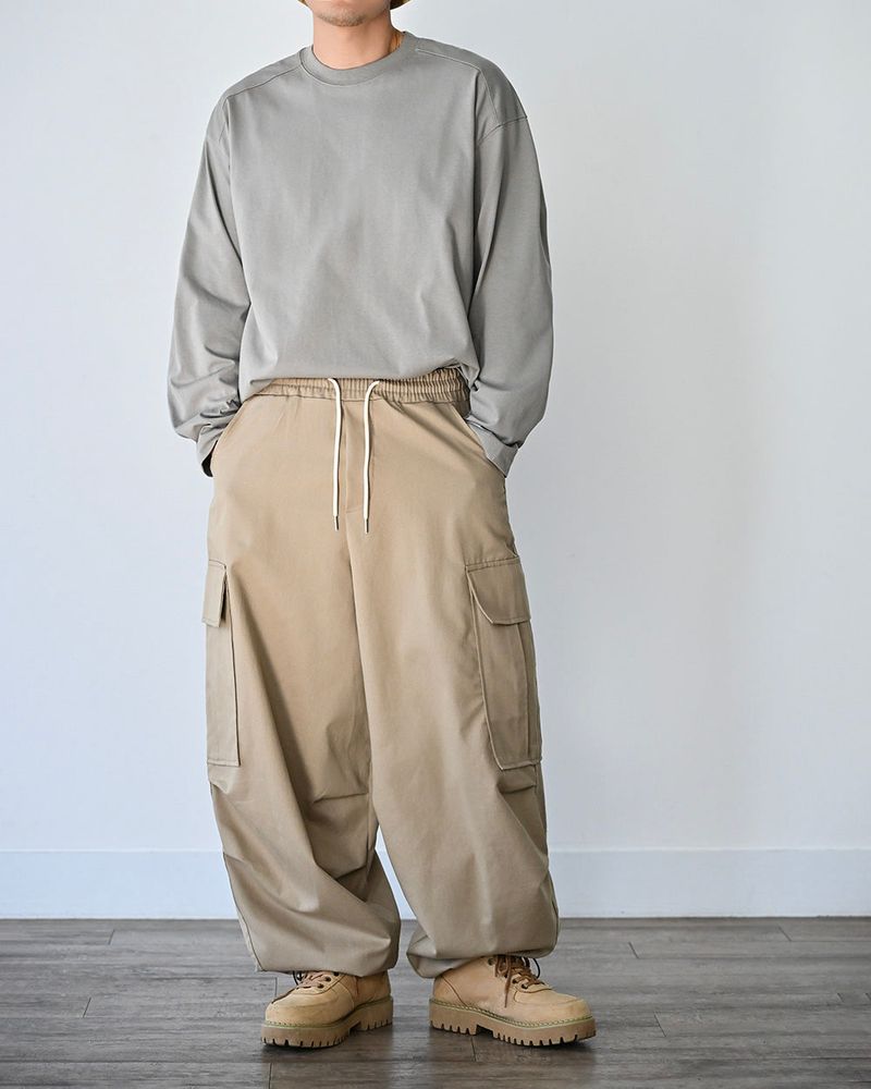 SIO WIDE CARGO PANTS BG
