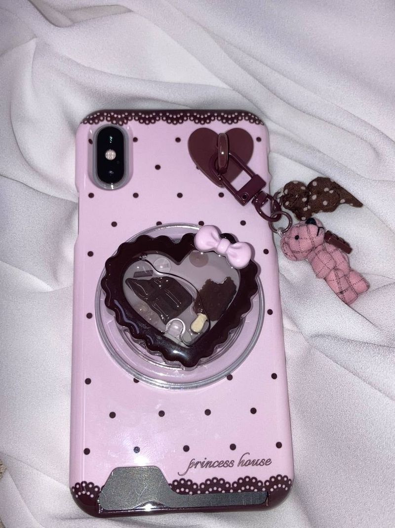 strawberry chocolate phone case - cardhard