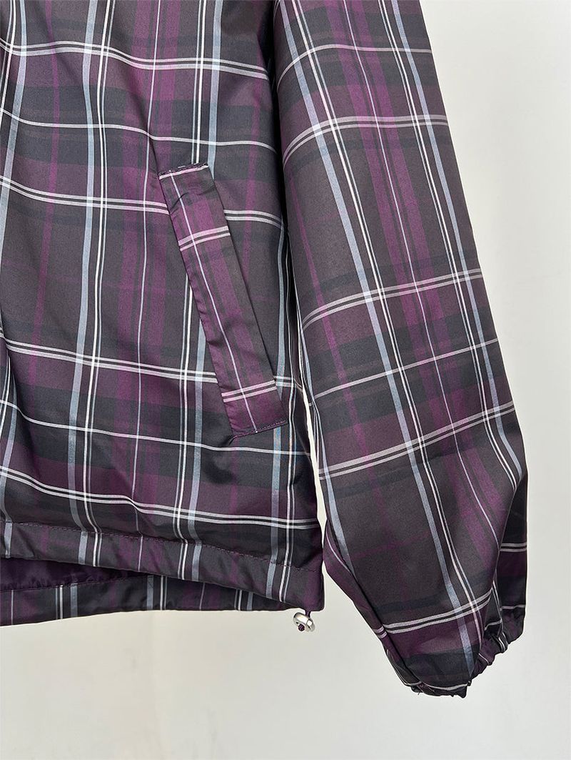 CHECK HOOD WIND JUMPER (3C)