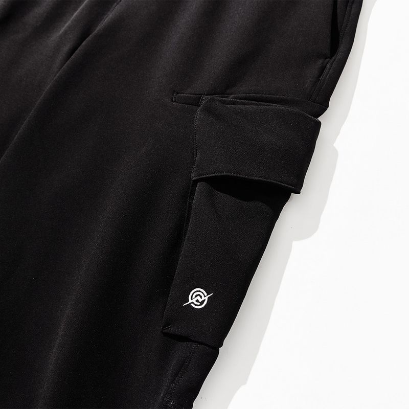 Poly Span Winter Cargo Pants - BLACK